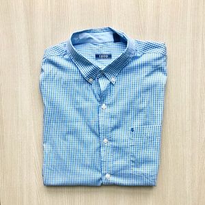 Izod Blue Design Ling sleeves Dress Top